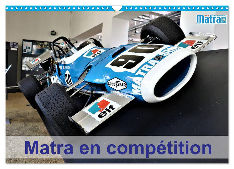 Matra en compétition (CALVENDO Calendrier mensuel 2027)
