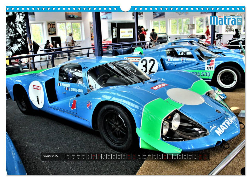 Matra en compétition (CALVENDO Calendrier mensuel 2027)