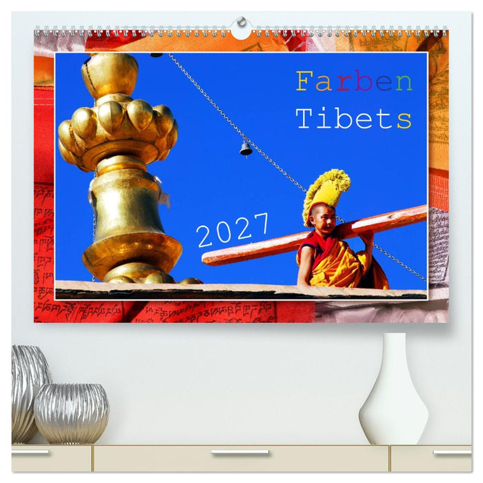 Farben Tibets (CALVENDO Premium Wandkalender 2027)