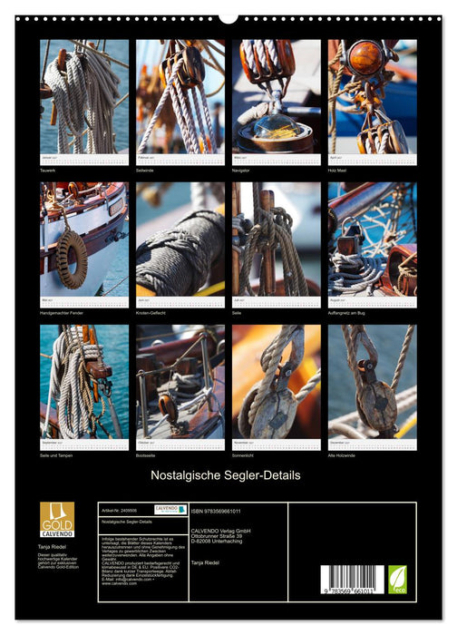 Nostalgische Segler-Details (CALVENDO Premium Wandkalender 2027)