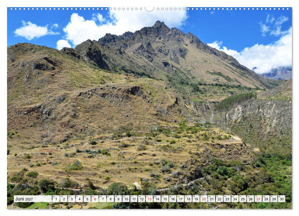Inka Trail und Machu Picchu, Trekking zur berühmten Inkastadt (CALVENDO Wandkalender 2027)