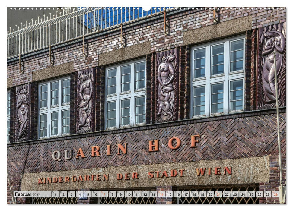 Baukunst des Roten Wien (CALVENDO Wandkalender 2027)