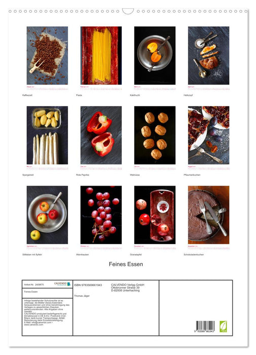 Feines Essen (CALVENDO Wandkalender 2027)