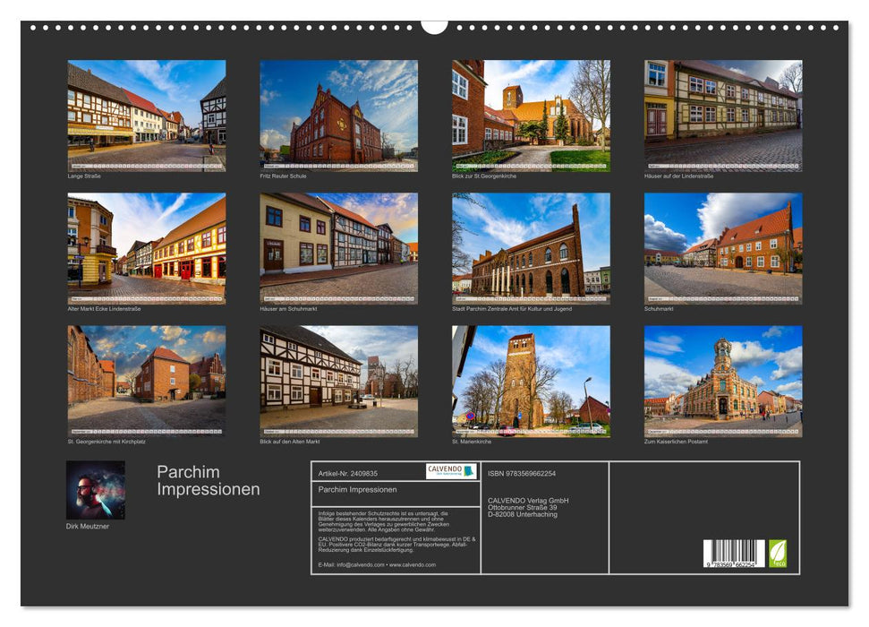 Parchim Impressionen (CALVENDO Wandkalender 2027)