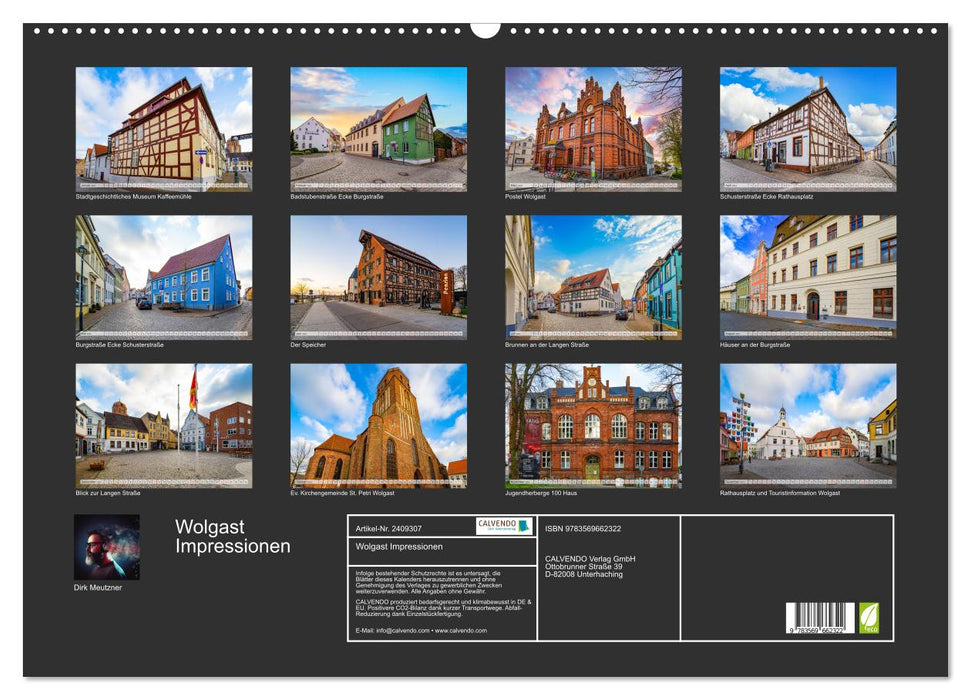 Wolgast Impressionen (CALVENDO Wandkalender 2027)