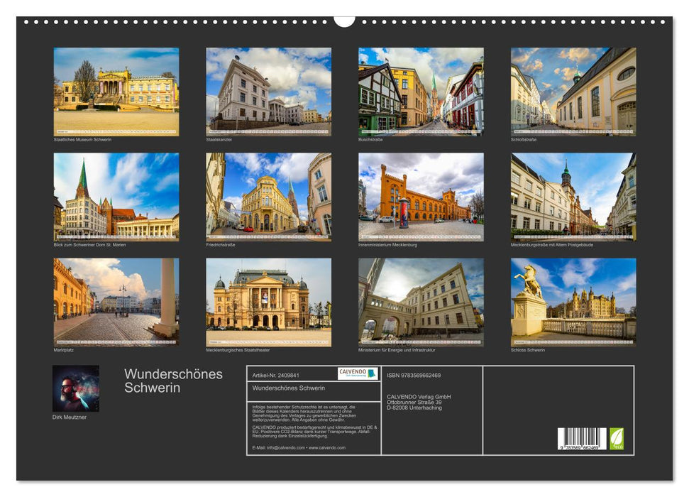 Wunderschönes Schwerin (CALVENDO Wandkalender 2027)
