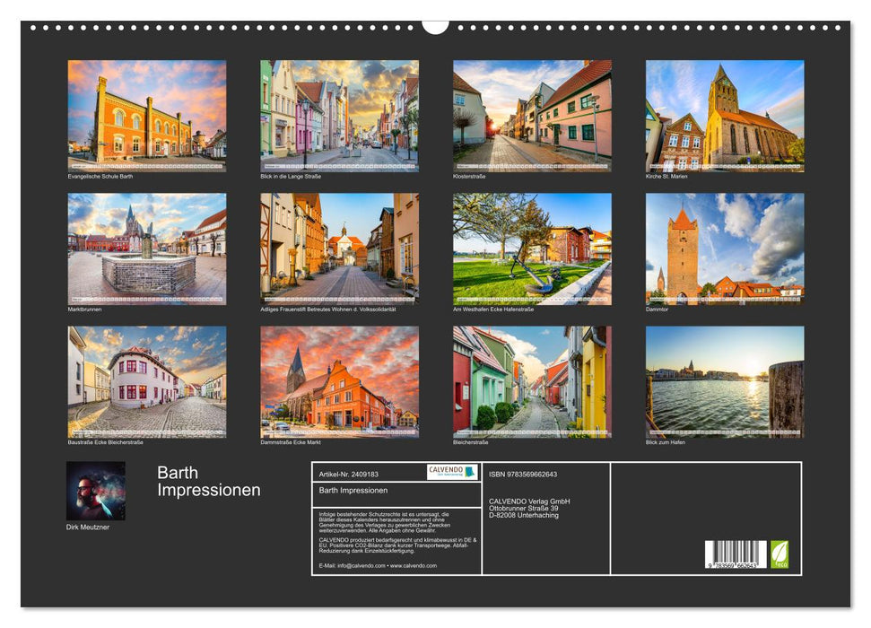 Barth Impressionen (CALVENDO Wandkalender 2027)