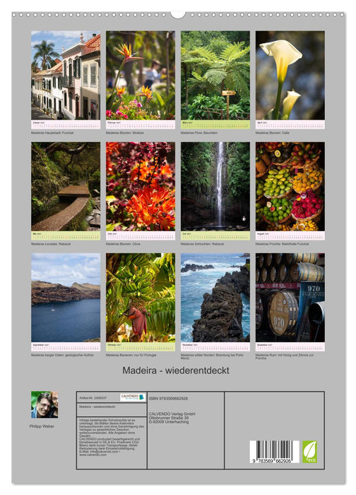 Madeira - wiederentdeckt (CALVENDO Premium Wandkalender 2027)