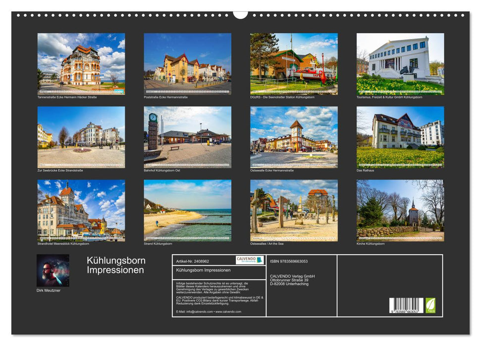 Kühlungsborn Impressionen (CALVENDO Wandkalender 2027)