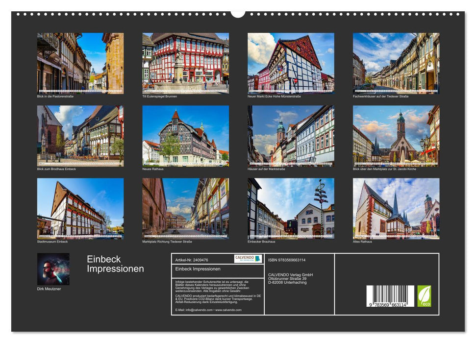 Einbeck Impressionen (CALVENDO Premium Wandkalender 2027)
