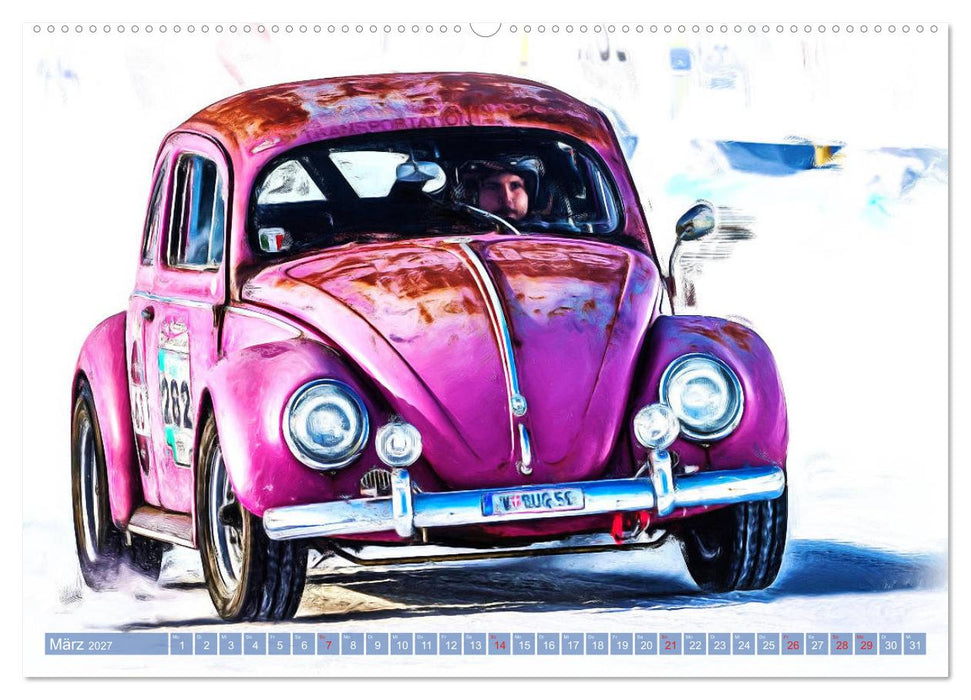 Rallye-Klassiker auf Eis (CALVENDO Wandkalender 2027)