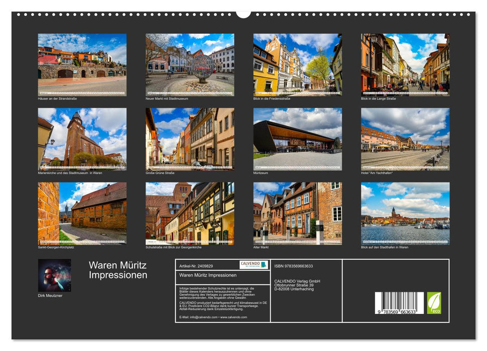 Waren Müritz Impressionen (CALVENDO Premium Wandkalender 2027)