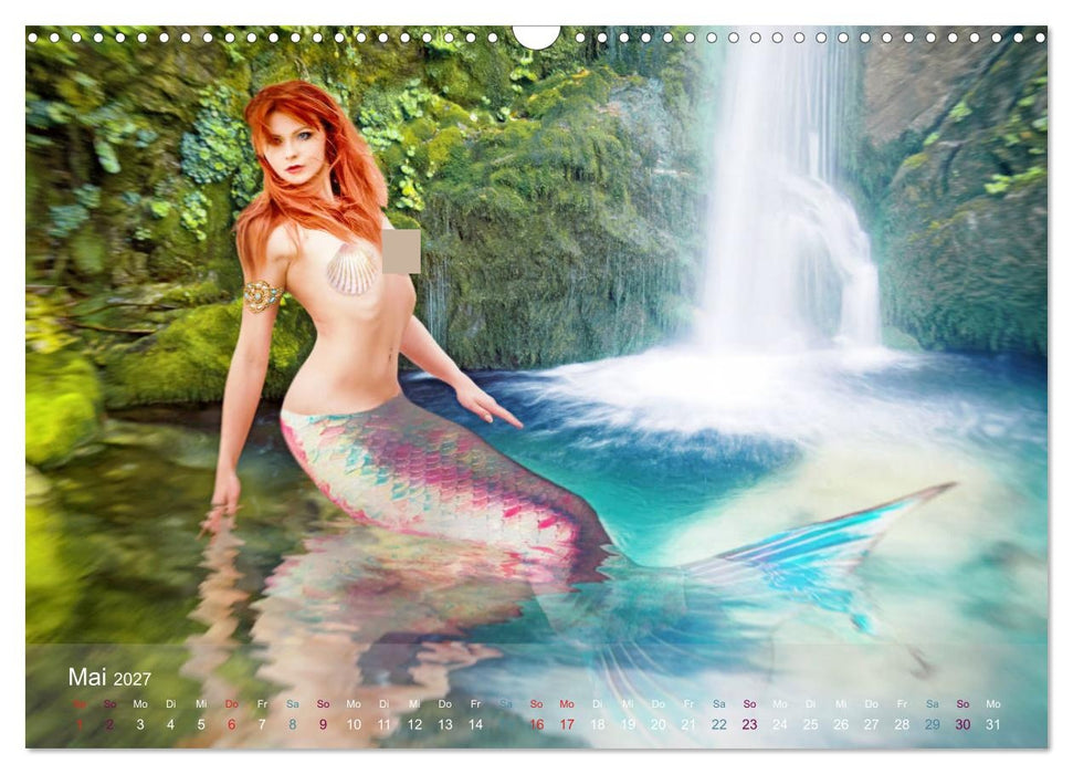 Meerjungfrauen - sagenumwobene Kreaturen (CALVENDO Wandkalender 2027)