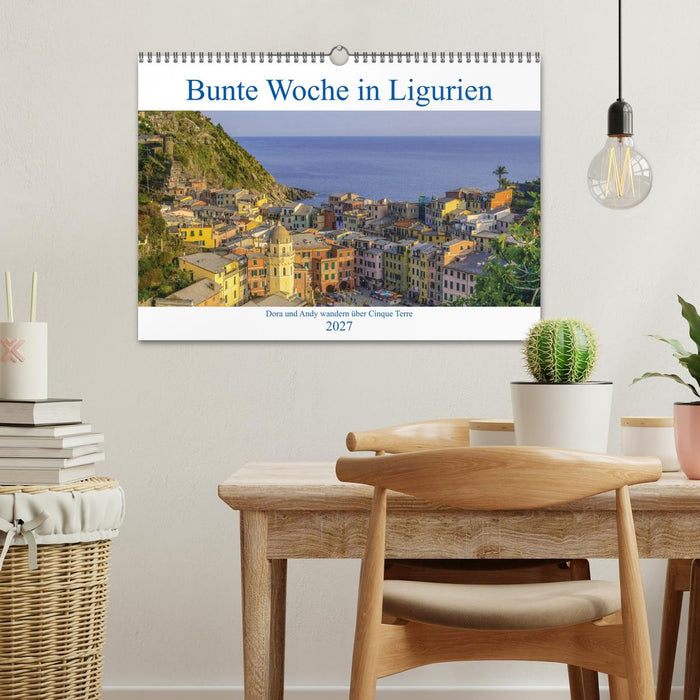 Bunte Woche in Ligurien (CALVENDO Wandkalender 2027)