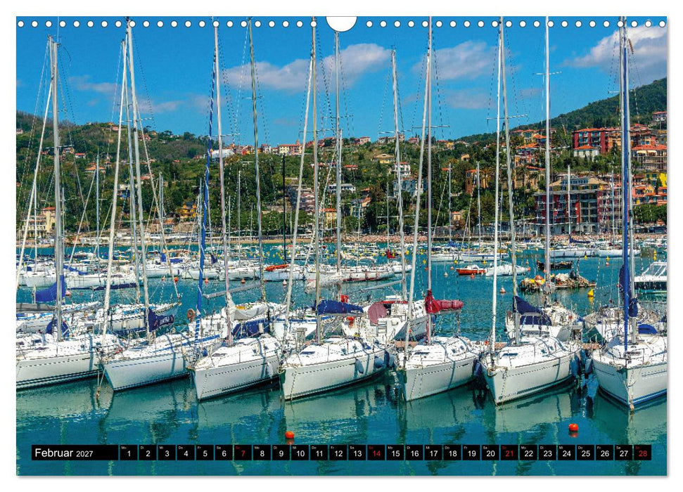 Bunte Woche in Ligurien (CALVENDO Wandkalender 2027)