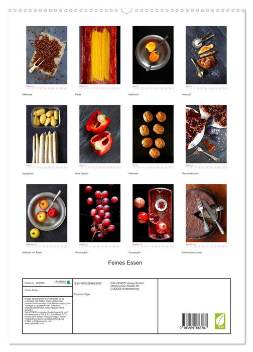Feines Essen (CALVENDO Premium Wandkalender 2027)