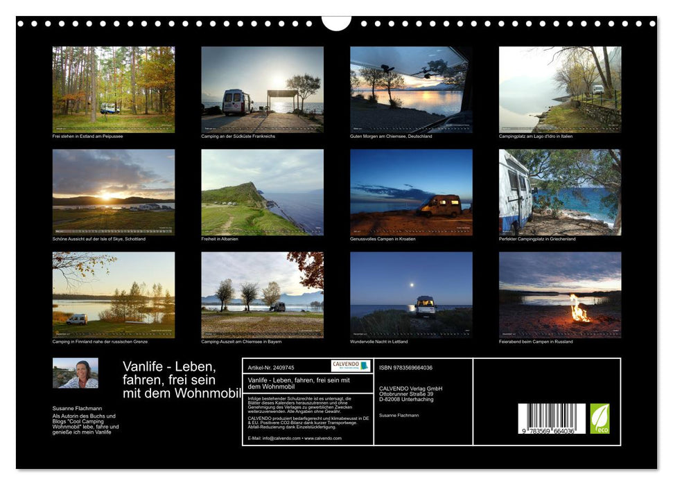 Vanlife - Leben, fahren, frei sein mit dem Wohnmobil (CALVENDO Wandkalender 2027)
