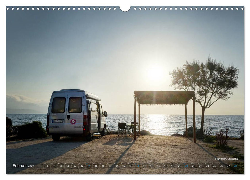Vanlife - Leben, fahren, frei sein mit dem Wohnmobil (CALVENDO Wandkalender 2027)