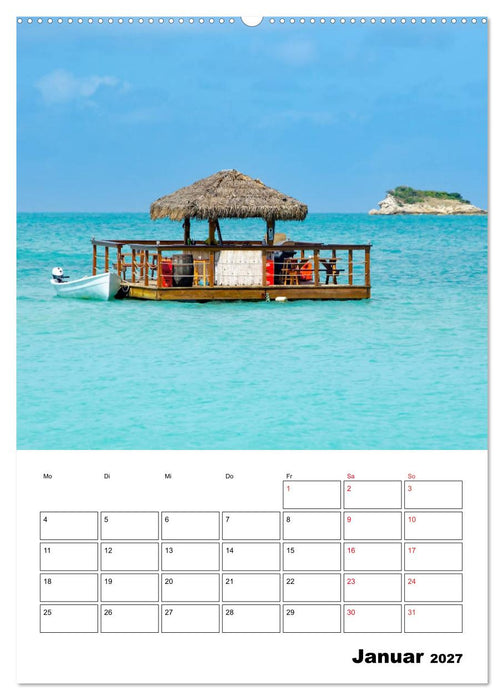 Karibik pur - mit Charme und Zauber (CALVENDO Premium Wandkalender 2027)