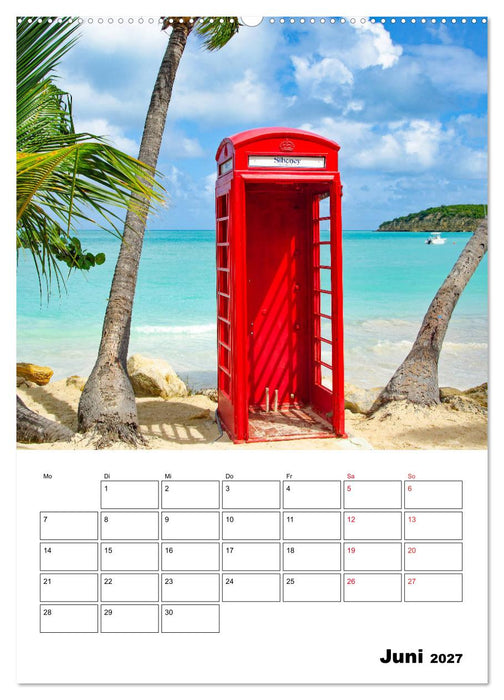 Karibik pur - mit Charme und Zauber (CALVENDO Premium Wandkalender 2027)