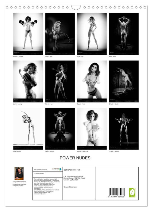 POWER NUDES (CALVENDO Monthly Calendar 2027)