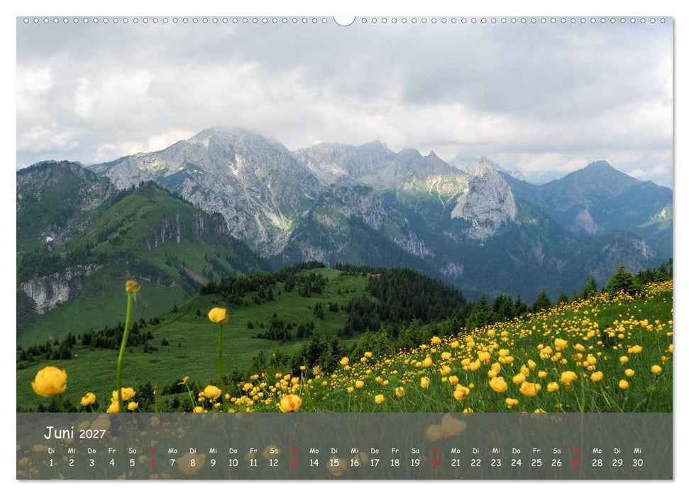 Ammergauer Alpen (CALVENDO Premium Wandkalender 2027)