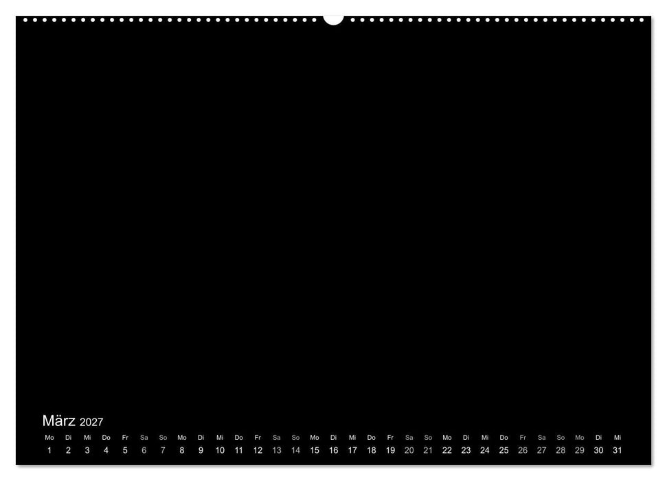 Bastelkalender: DIY Kreativ-Kalender -schwarz- (CALVENDO Wandkalender 2027)