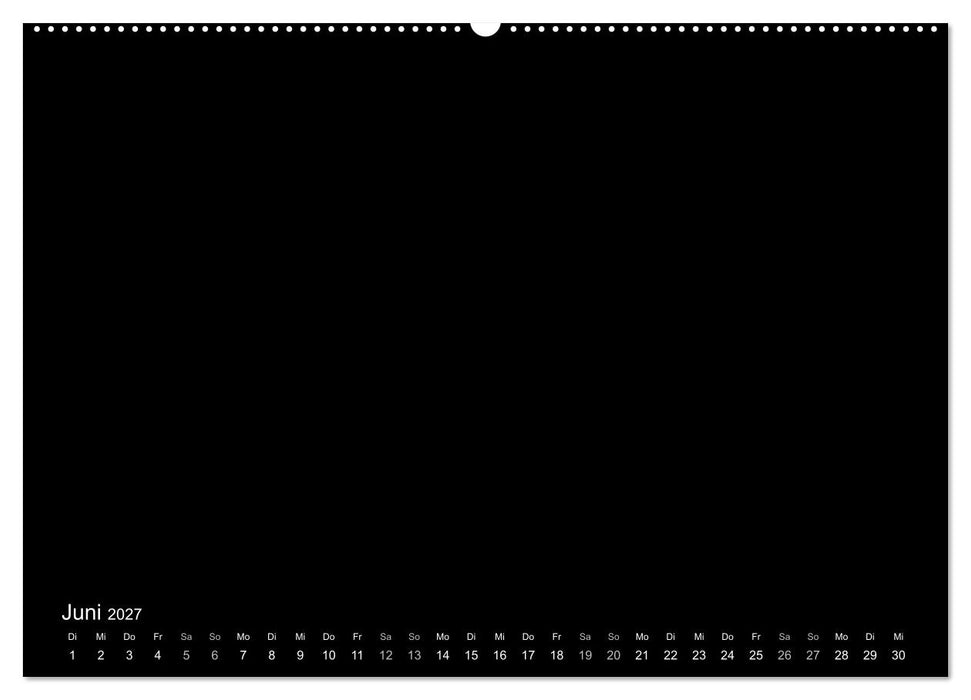 Bastelkalender: DIY Kreativ-Kalender -schwarz- (CALVENDO Wandkalender 2027)
