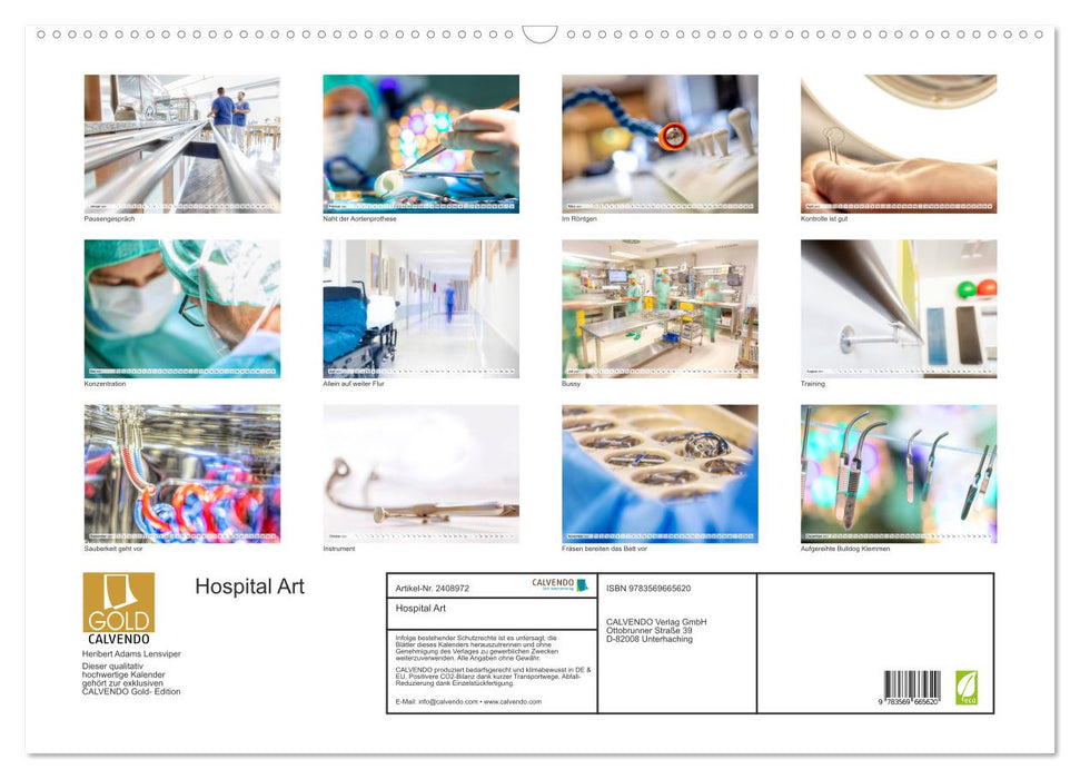 Hospital Art (CALVENDO Wandkalender 2027)