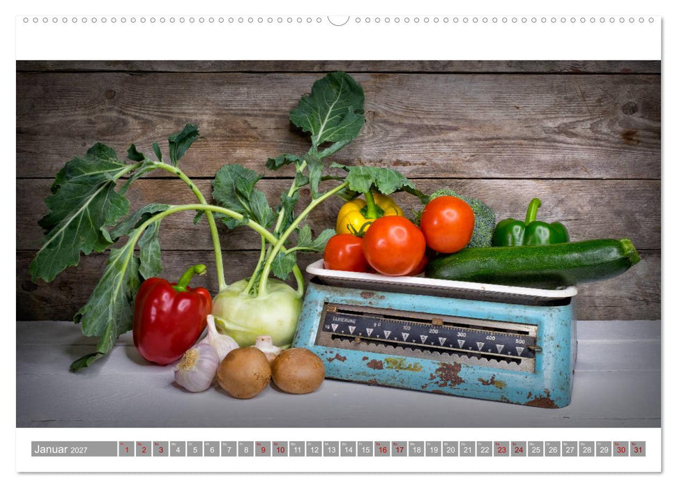 Lebenselixier Obst und Gemüse (CALVENDO Wandkalender 2027)