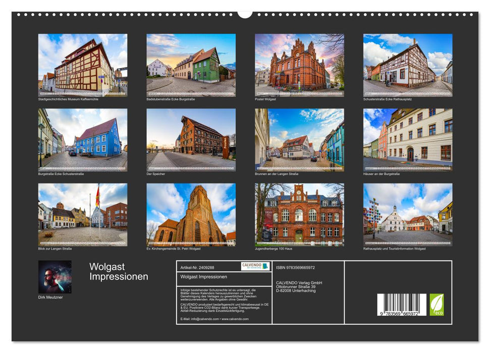 Wolgast Impressionen (CALVENDO Premium Wandkalender 2027)