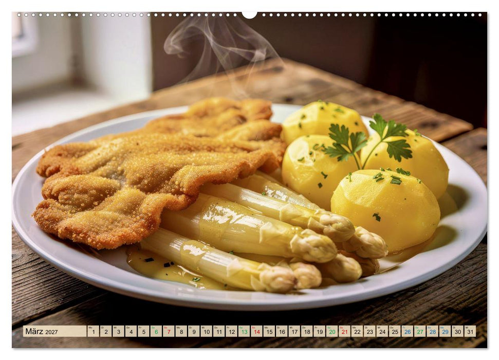 Weißer Spargel (CALVENDO Premium Wandkalender 2027)