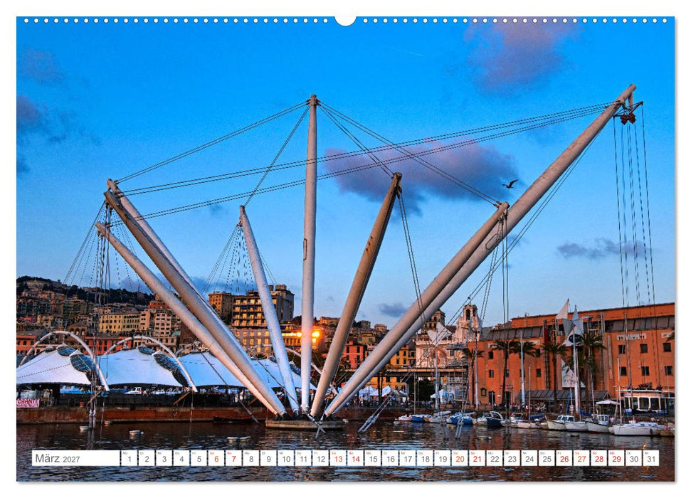 Genua - Die facettenreiche Schönheit (CALVENDO Wandkalender 2027)