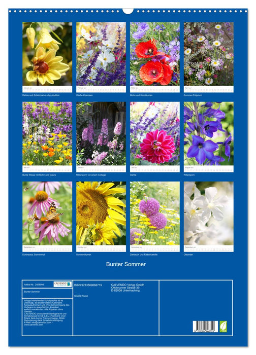 Bunter Sommer (CALVENDO Wandkalender 2027)