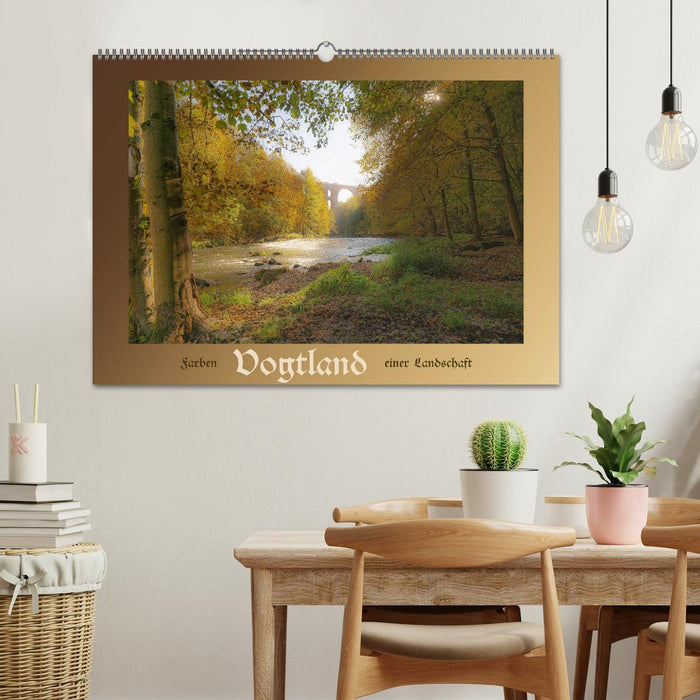 Vogtland - Farben einer Landschaft (CALVENDO Wandkalender 2027)