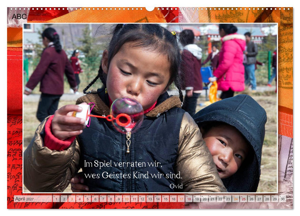 Farben Tibets (CALVENDO Wandkalender 2027)