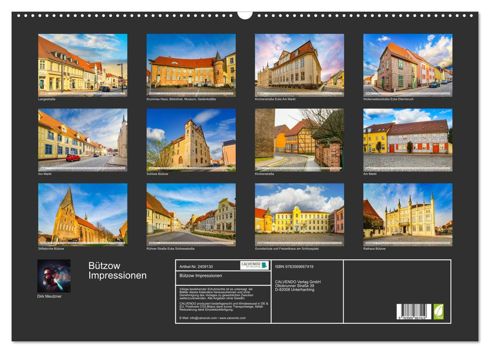 Bützow Impressionen (CALVENDO Wandkalender 2027)