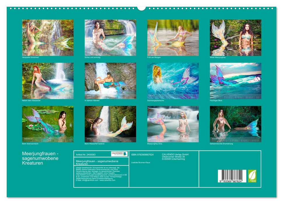 Meerjungfrauen - sagenumwobene Kreaturen (CALVENDO Premium Wandkalender 2027)