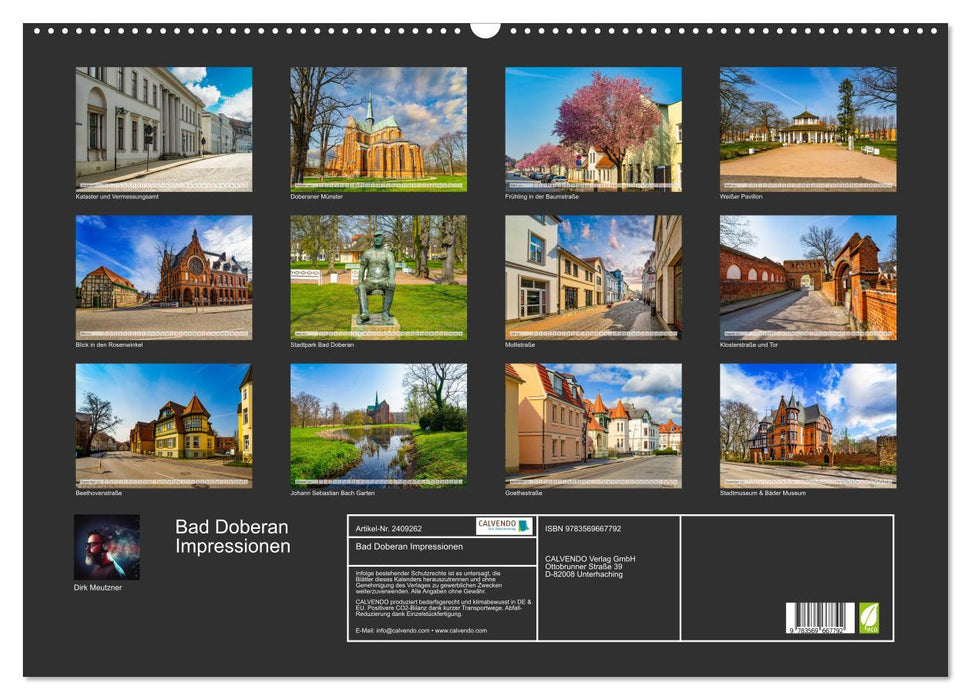 Bad Doberan Impressionen (CALVENDO Wandkalender 2027)