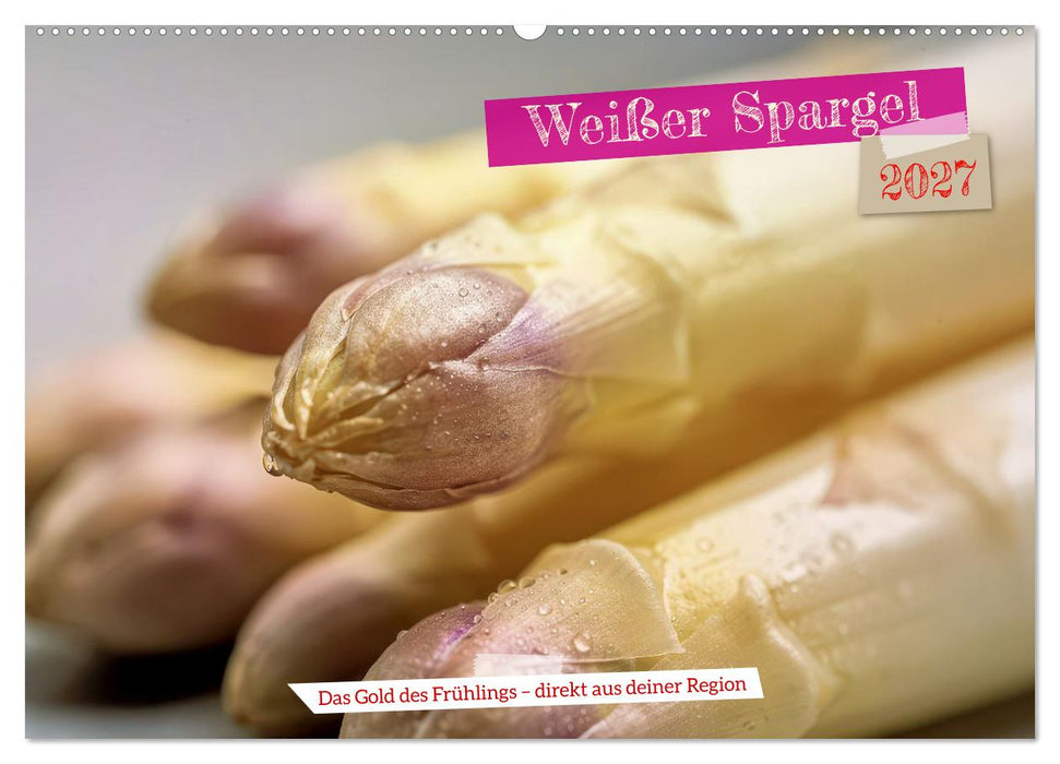 Weißer Spargel (CALVENDO Wandkalender 2027)