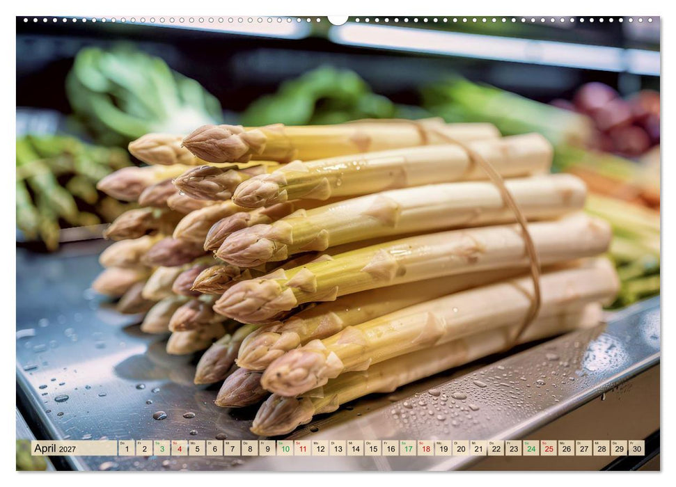 Weißer Spargel (CALVENDO Wandkalender 2027)