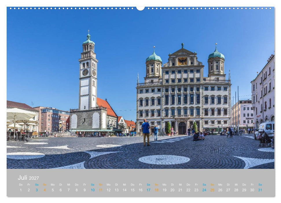 Augsburg - Stadt der Renaissance (CALVENDO Premium Wandkalender 2027)