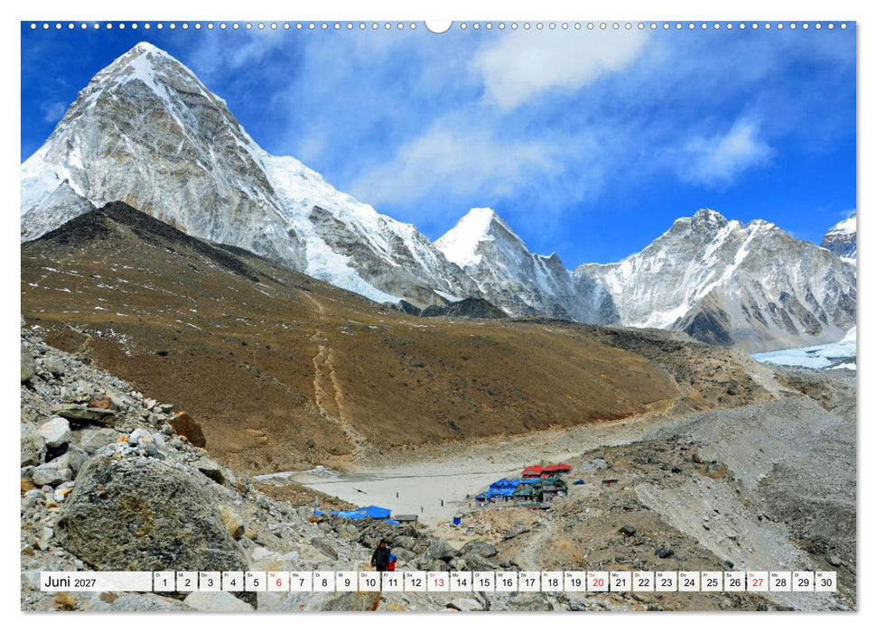 Grandioser Himalaya, Bergriesen in Nepal (CALVENDO Wandkalender 2027)
