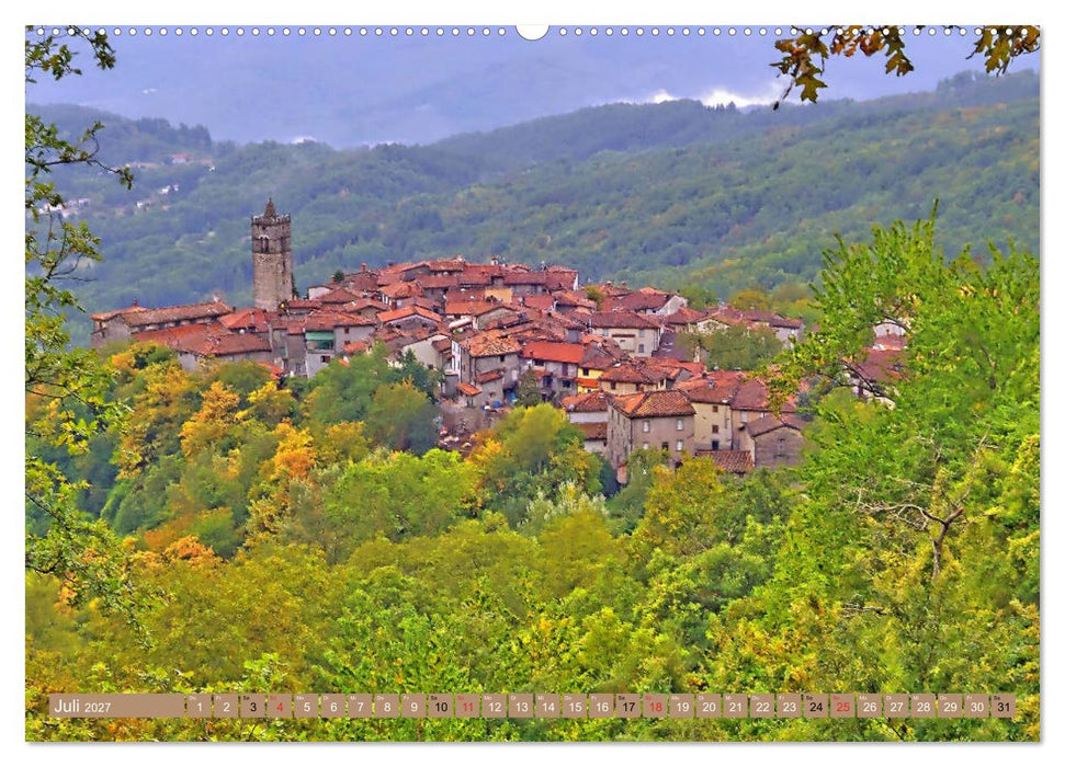 Garfagnana, Impressionen aus dem Norden der Toskana (CALVENDO Premium Wandkalender 2027)
