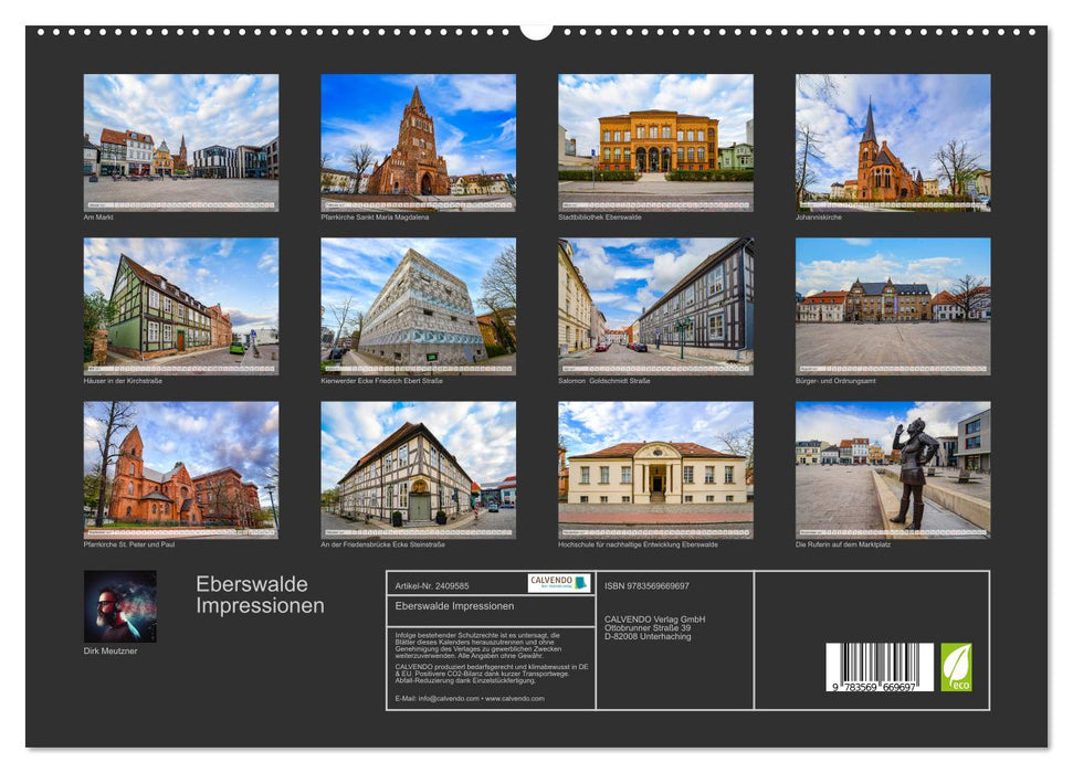 Eberswalde Impressionen (CALVENDO Premium Wandkalender 2027)