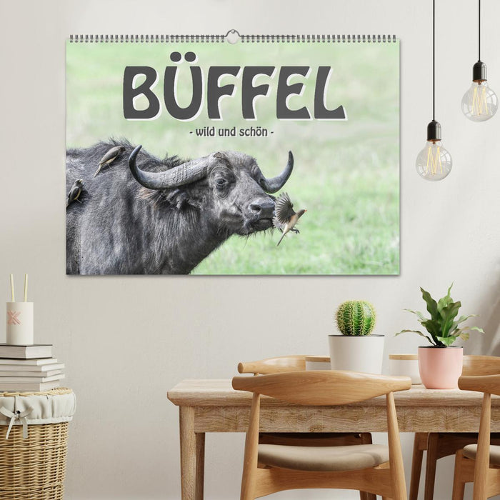 Büffel - wild und schön (CALVENDO Wandkalender 2027)