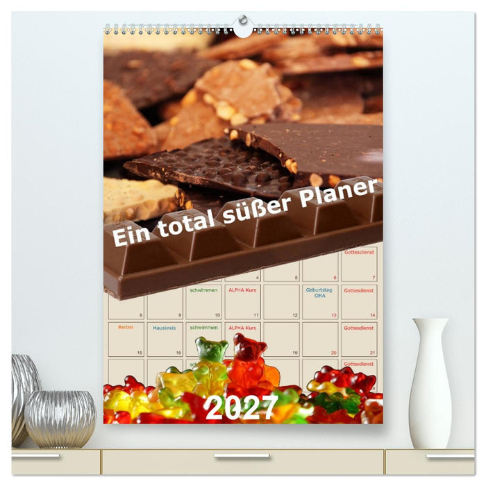 Ein total süßer Planer (CALVENDO Premium Wandkalender 2027)