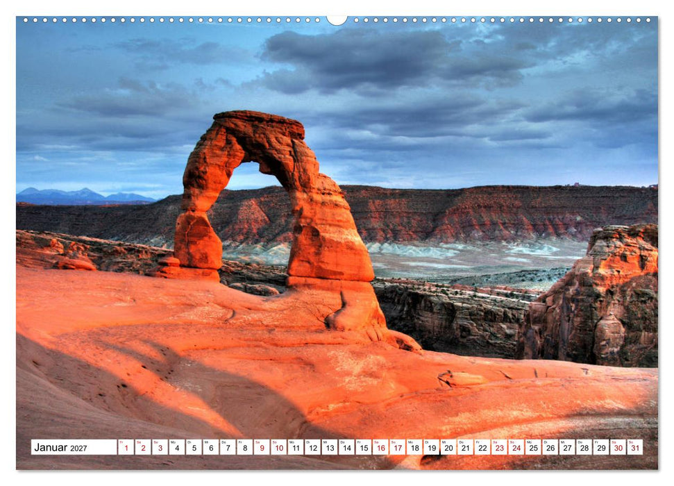 Glanzlichter der USA (CALVENDO Premium Wandkalender 2027)