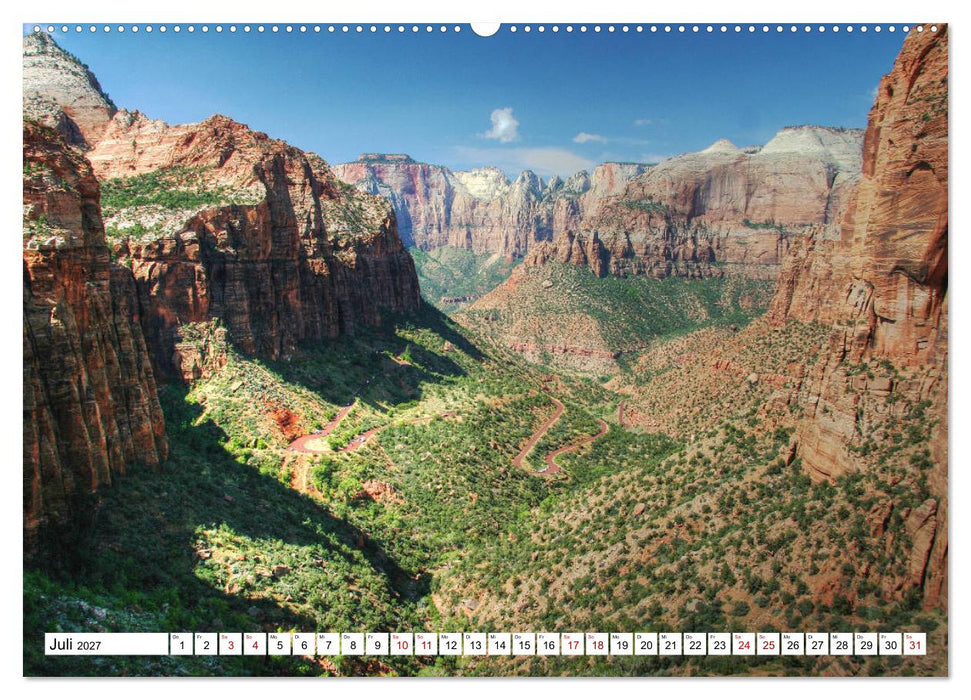 Glanzlichter der USA (CALVENDO Premium Wandkalender 2027)