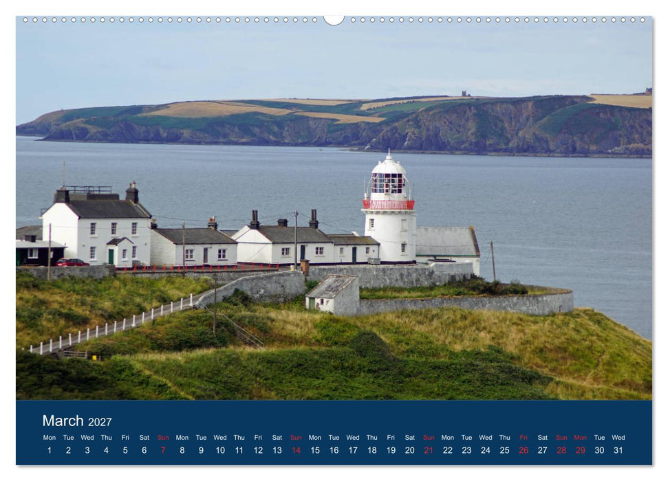 Irish Lighthouses - Beacons along Ireland's wild coast (CALVENDO Premium-Calendar 2027)